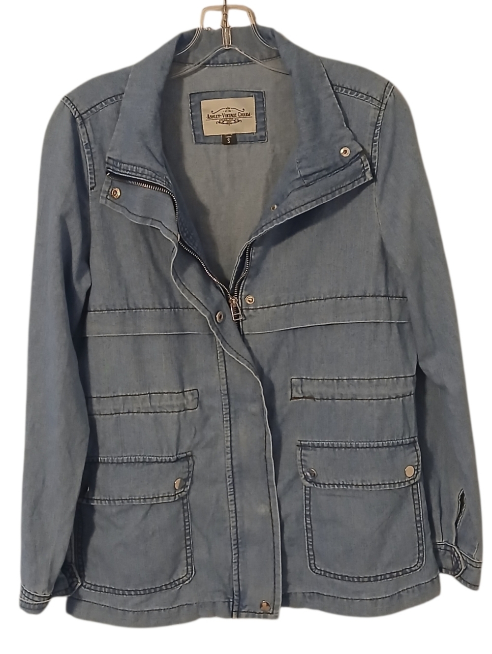 Ashley Vintage Charm Denim Jacket Size Small